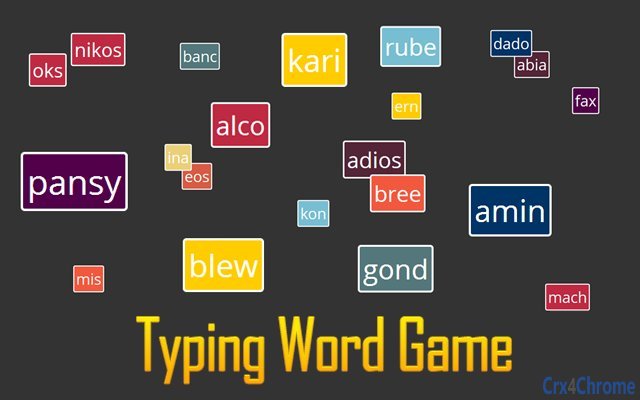 Typing Word Game Screenshot Image