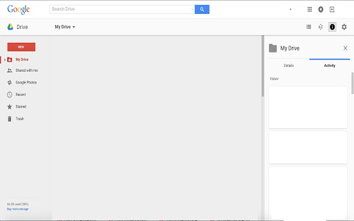 Google Drive New Tab
