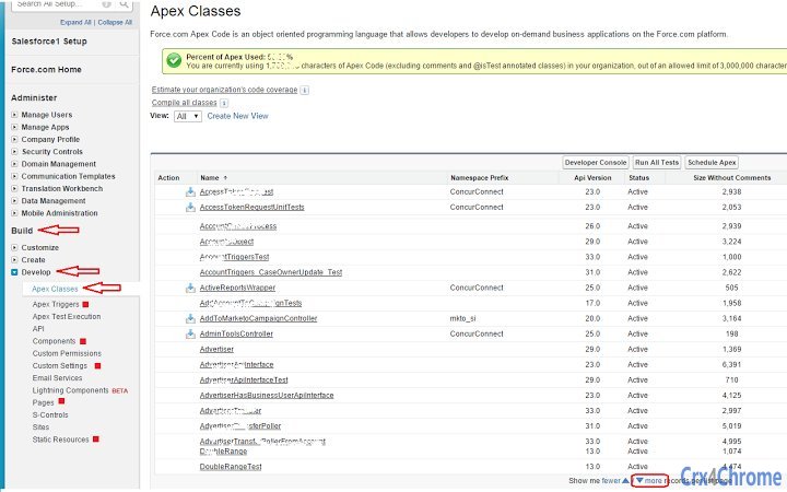 Maximize Salesforce Data Rows Screenshot Image
