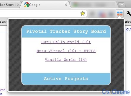 Pivotal Tracker Story Board Screenshot Image