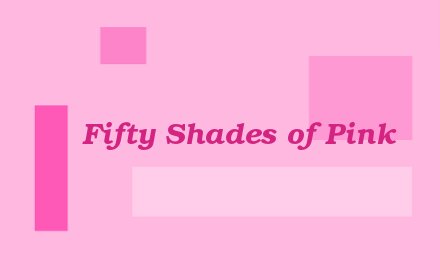 Fifty Shades Of Pink Image