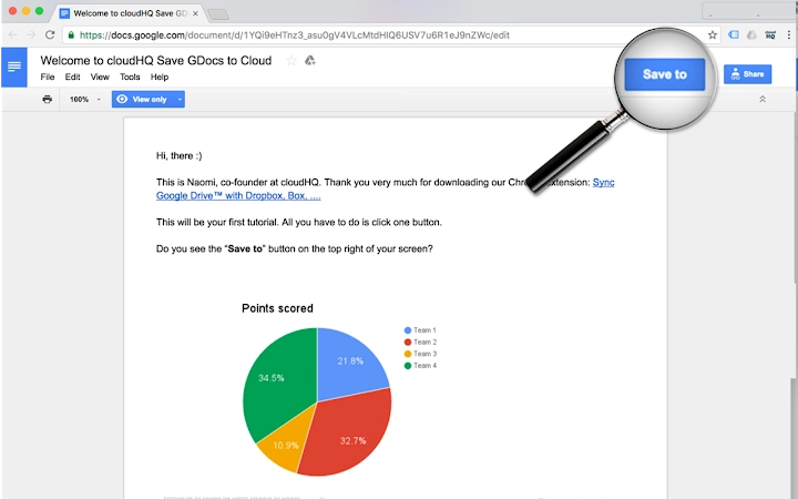 Save Google Docs & Sheets to Other Clouds Screenshot Image