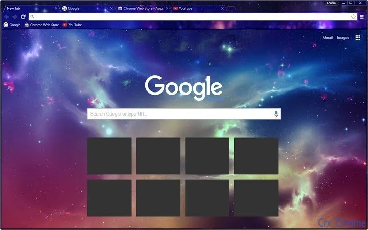 Colorful Galaxy Screenshot Image