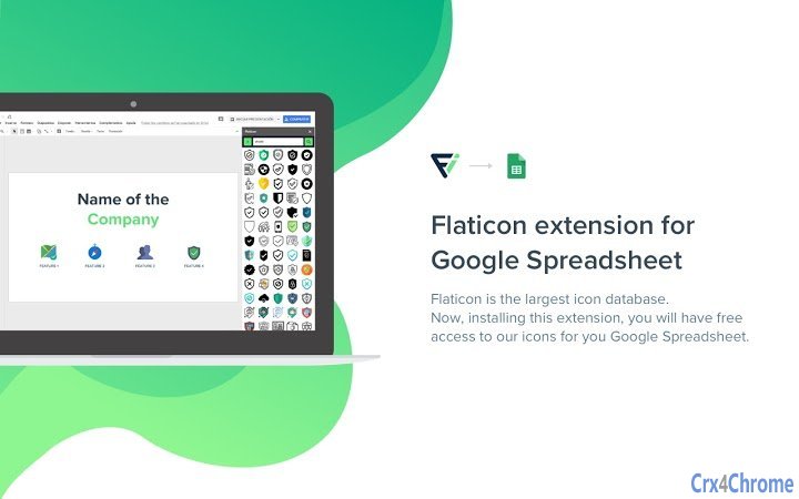 Flaticon for Gsuite (GSpreadsheet) Screenshot Image