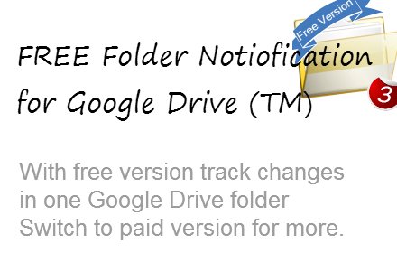 Folder Notifications for Google Drive