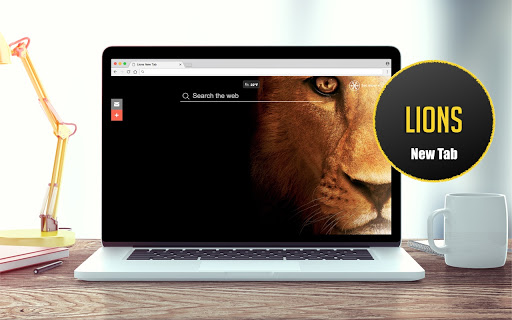 Lions New Tab Screenshot Image