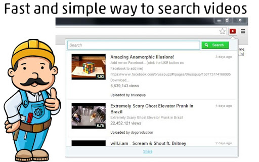 Search for YouTube Screenshot Image