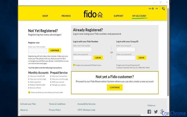 App Launcher for Fido (Unofficial) Screenshot Image