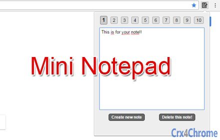 Mini Notepad Image