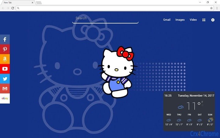 Hello Kitty Themes & New Tab Screenshot Image