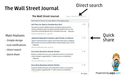 The Wall Street Journal News Screenshot Image