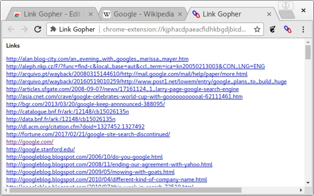 Link Gopher Screenshot Image