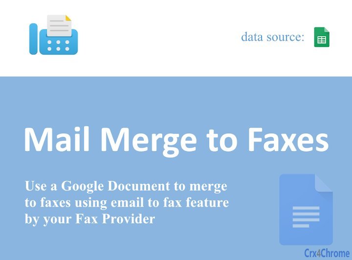 Mail Merge: Email to Fax