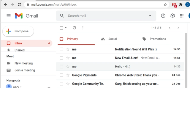 Google Mail Notification Sound Image