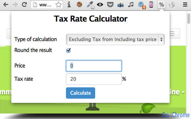 Tax Rate Calculator Screenshot Image #1