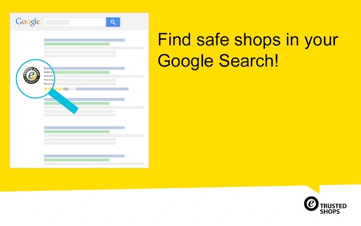 Trusted Shops extension for Google Chrome Screenshot Image