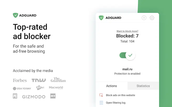AdGuard AdBlocker Beta Screenshot Image