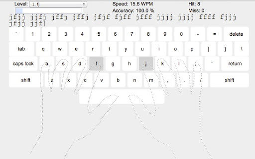 Simple Typing Tutor Screenshot Image