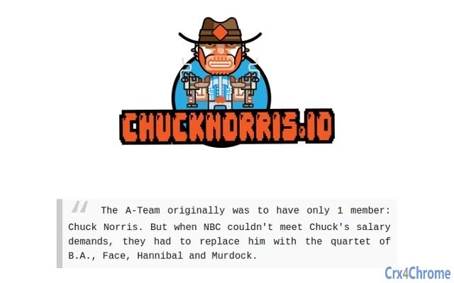 Chuck Norris Facts - Chucknorris.io Screenshot Image
