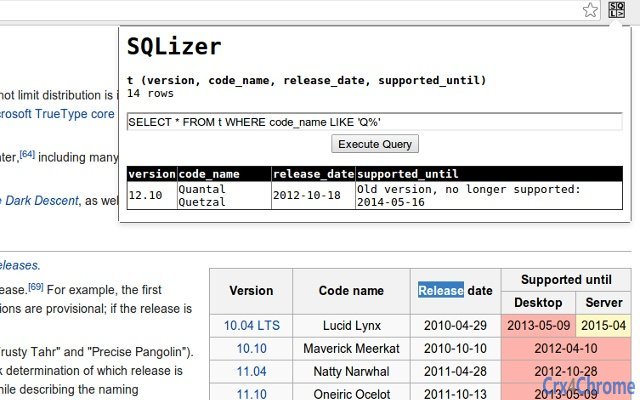 SQLizer Screenshot Image