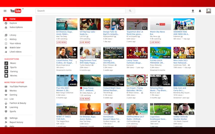 YouTube Redux Screenshot Image
