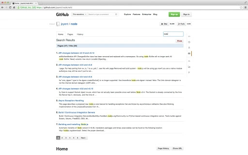 GitHub Wiki Search Screenshot Image