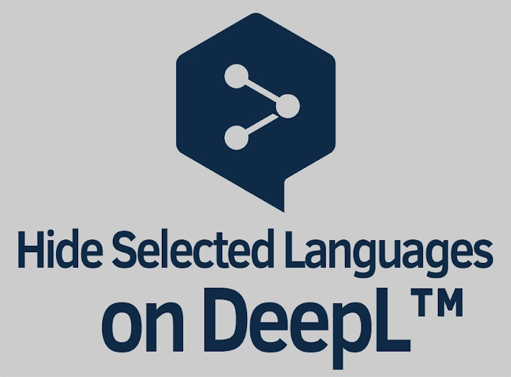 DeepL - Hide Selected Languages Image