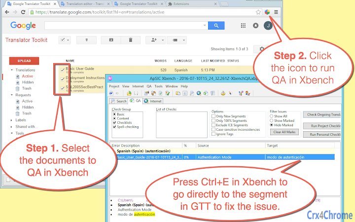 ApSIC Xbench Extension for GTT Image