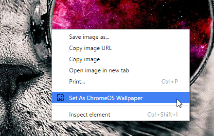 Set Image As Chrome OS Wallpaper