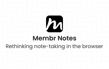 Membr Notes Image