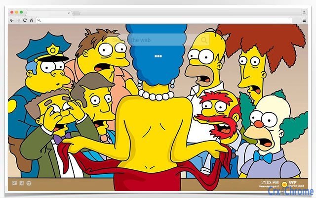 The Simpsons 2018 HD Wallpapers New Tab Theme Screenshot Image