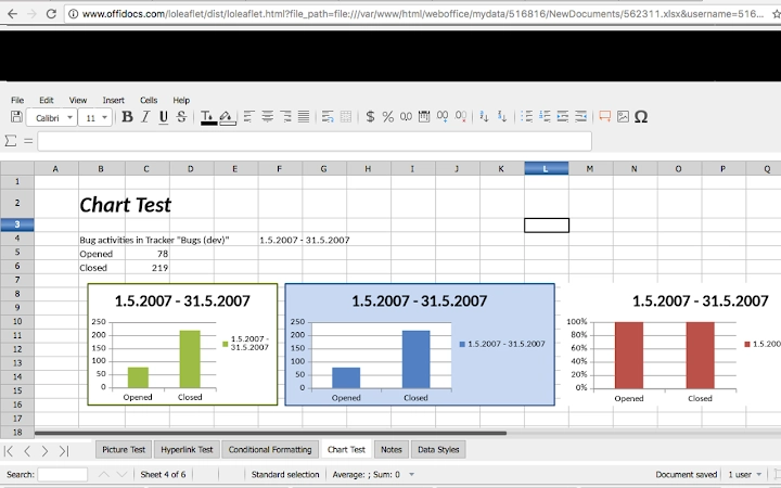 Excel XLS Editor Screenshot Image