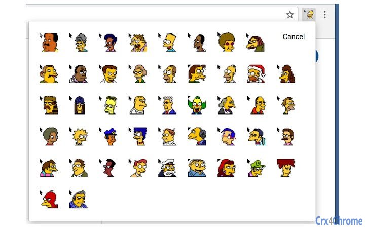 Simpsons cursors Screenshot Image