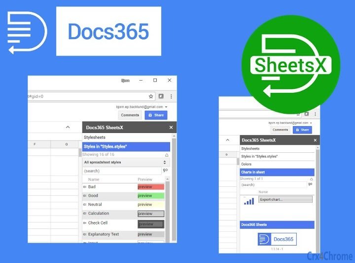 Docs365 SheetsX