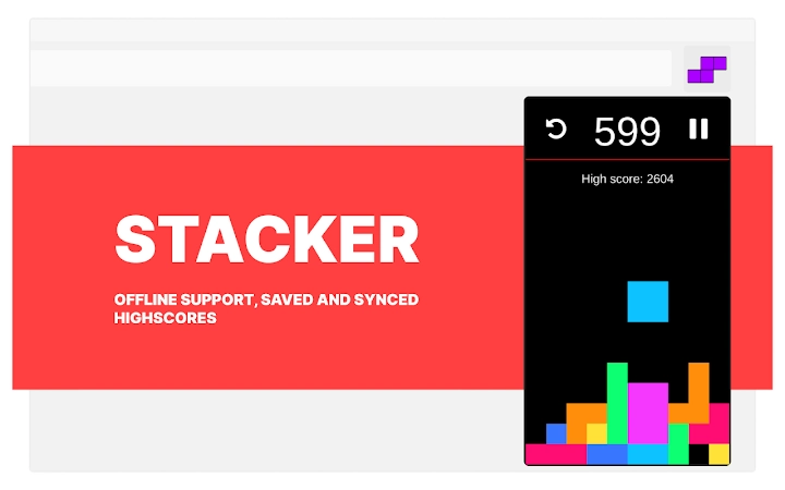 Stacker - Falling Blocks Screenshot Image