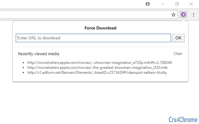 Force Download Screenshot Image