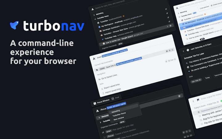 TurboNav Tab Manager Screenshot Image