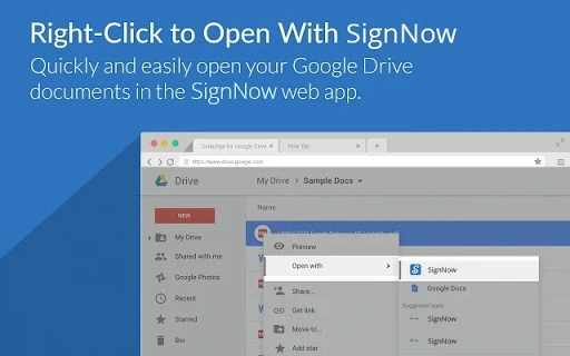 SignNow for Google Drive Screenshot Image