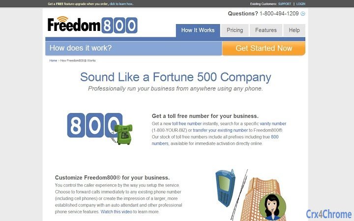 Freedom800.com Screenshot Image #2
