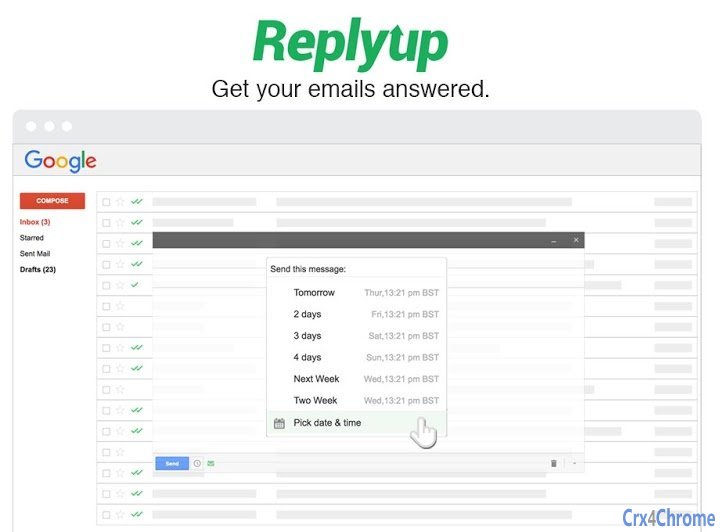 ReplyUp Email Tracking and Followups Image