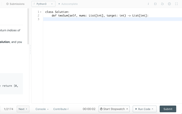 LeetCode Timer Screenshot Image