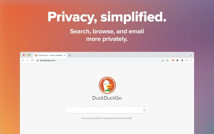DuckDuckGo Privacy Essentials Screenshot Image