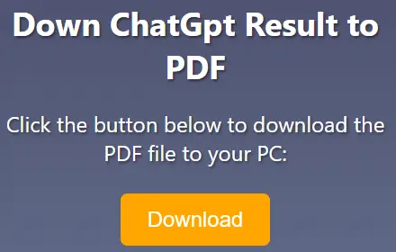 chatGpt to PDF Image