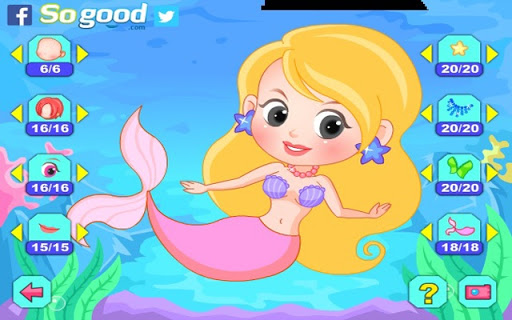 Cute Little Mermaid Screenshot Image