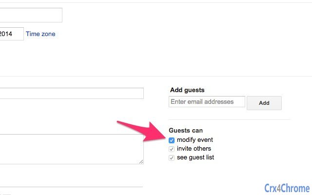 Google Calendar Guests Modify Event Default