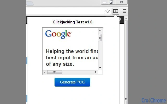 Clickjacking Test Screenshot Image