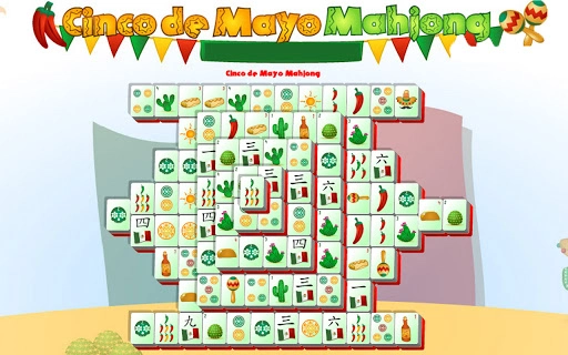 Cinco De Mayo Mahjong Screenshot Image