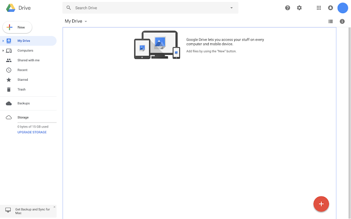 Floating Action Button for Google Drive Screenshot Image