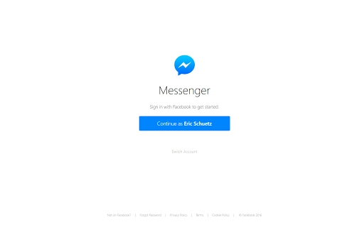 Facebook Messenger Screenshot Image