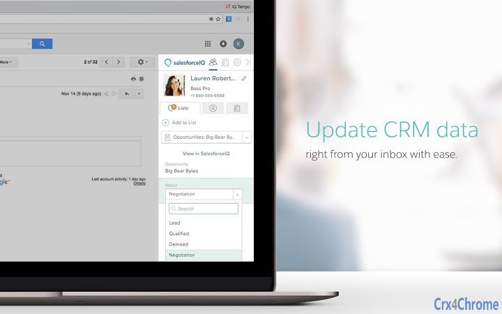 SalesforceIQ CRM Screenshot Image